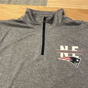 New England Patriots 1/4 zip long sleeve shirt - football love!